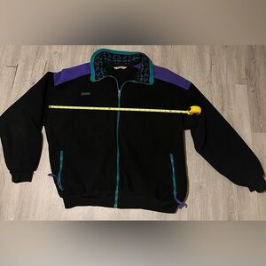 Vintage Aztec Columbia Fleece Jacket made in the U.S.A.
